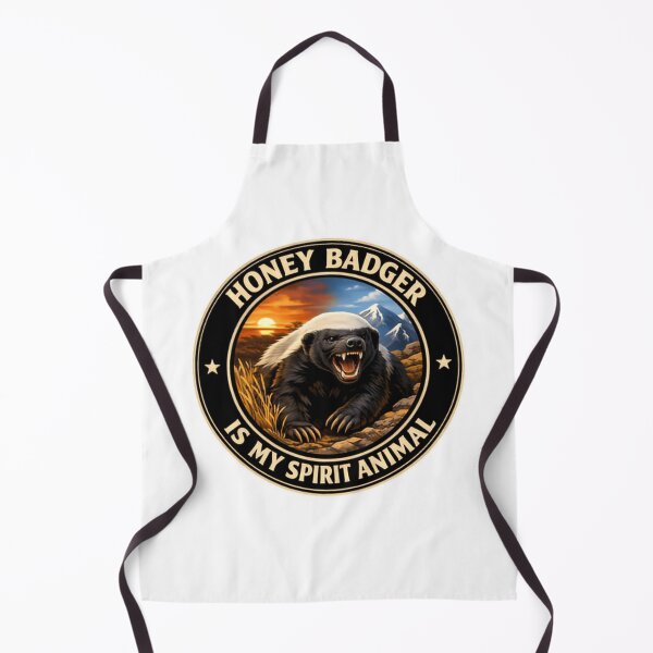 Item preview, Honey Badger Is My Spirit Animal Sunset Scene designed and sold by HumansStuck12.