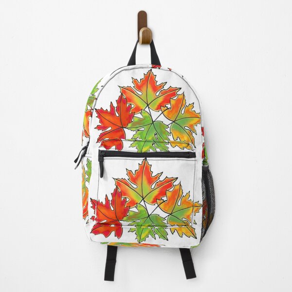 Item preview, Autumn maple leaves red yellow green leaves designed and sold by hollycooper.