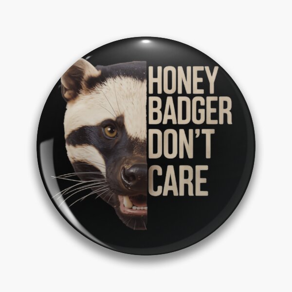 Item preview, Honey Badger Don’t Care Side Profile Expression designed and sold by HumansStuck12.