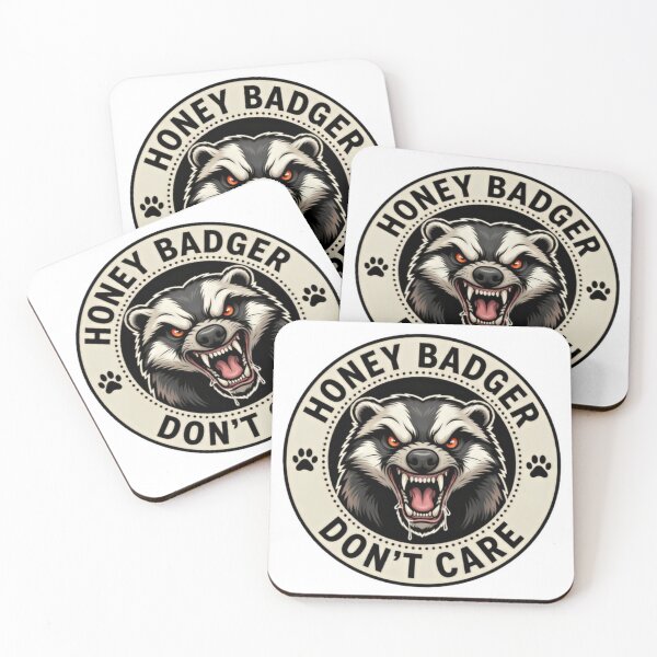 Item preview, Honey Badger Don’t Care Fierce Roaring Animal designed and sold by HumansStuck12.