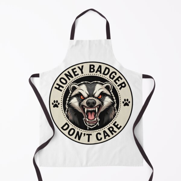 Item preview, Honey Badger Don’t Care Fierce Roaring Animal designed and sold by HumansStuck12.