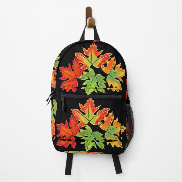 Item preview, Autumn maple leaves red yellow green leaves designed and sold by hollycooper.