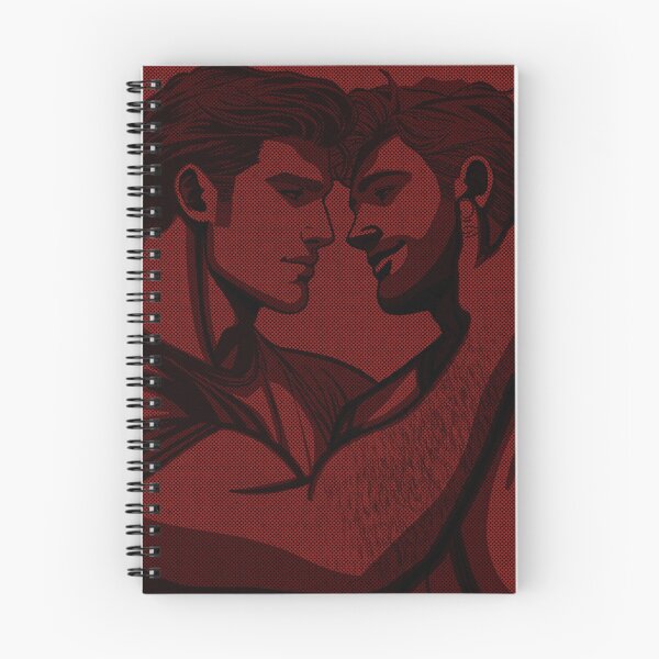 Item preview, El beso – Póster pop gay - En rojo intenso designed and sold by Object of Reference Designs.