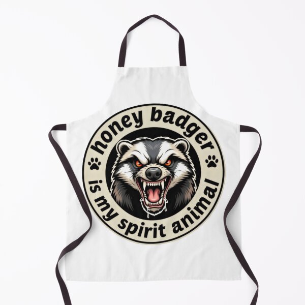 Item preview, Honey Badger Is My Spirit Animal Bold Emblem designed and sold by HumansStuck12.