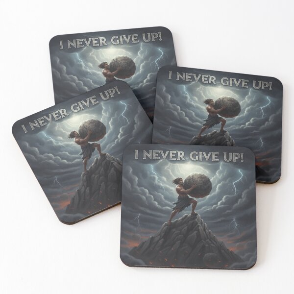 Item preview, I never give up ! designed and sold by Shop-Pi.
