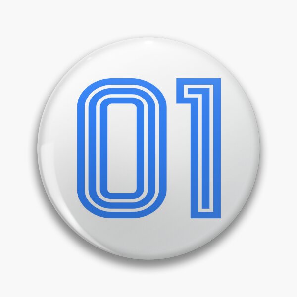 Item preview, Number 01, Blue One designed and sold by Jeallan Designs.