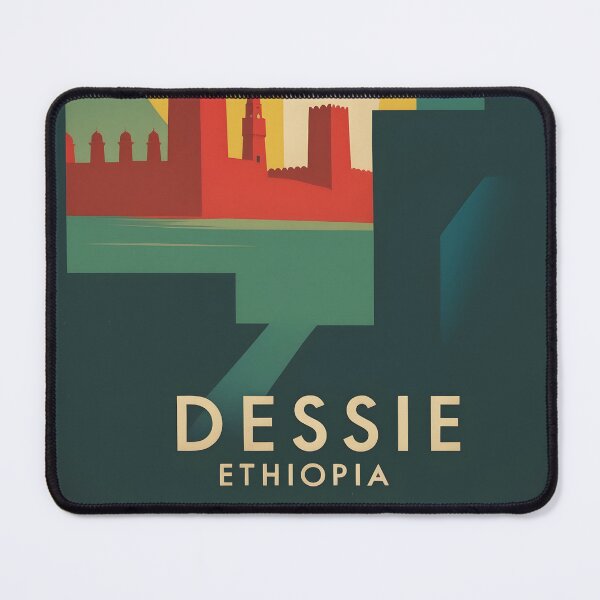 Item preview, Dessie Ethiopia Africa Retro Vintage Travel Souvenir designed and sold by TravelersGems.