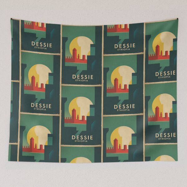 Item preview, Dessie Ethiopia Africa Retro Vintage Travel Souvenir designed and sold by TravelersGems.