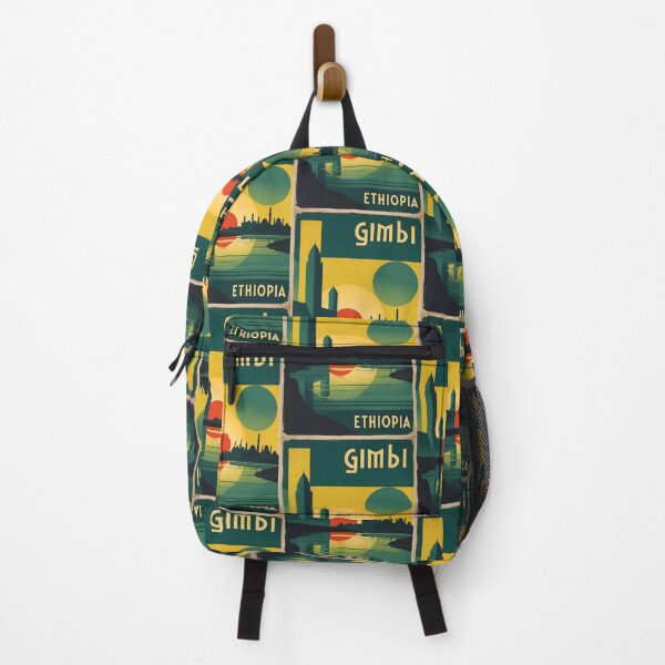 Item preview, Gimbi Ethiopia Retro Vintage Travel Design designed and sold by TravelersGems.