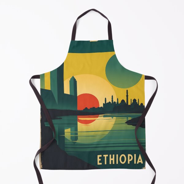 Item preview, Gimbi Ethiopia Retro Vintage Travel Design designed and sold by TravelersGems.