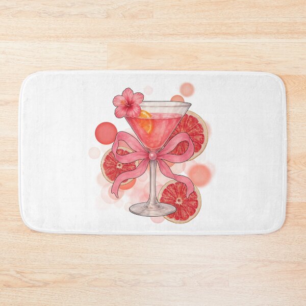 Item preview, Pink Drink with Grapefruits – Aesthetic Illustration designed and sold by iamKRUK.
