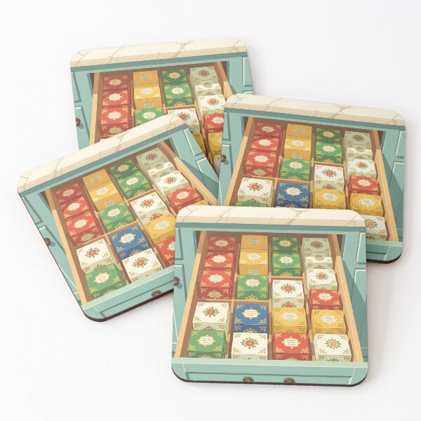 Item preview, Tea lover kitchen drawer filled with beautifully arranged tea boxes  designed and sold by Ponted.