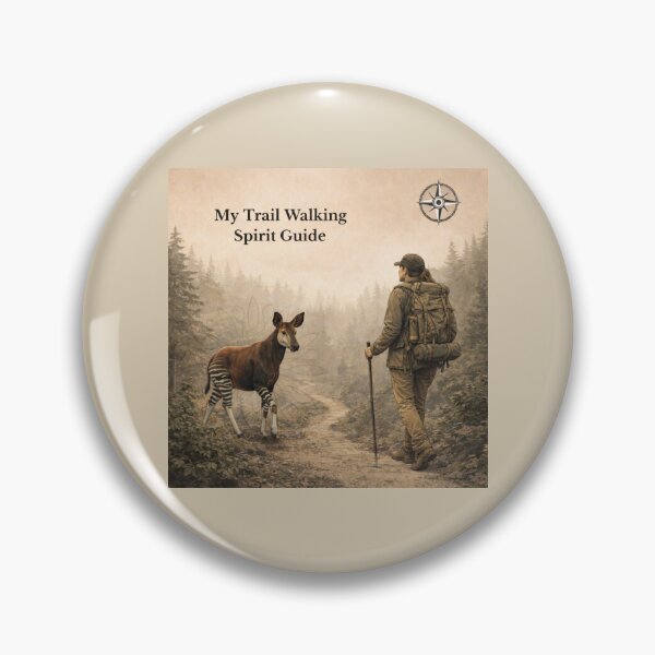 Item preview, Okapi Trail Walking Spirit Guide – Forest Path GeoWild Wildlife Art designed and sold by GeoWild Designs.