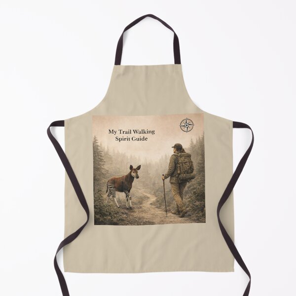Item preview, Okapi Trail Walking Spirit Guide – Forest Path GeoWild Wildlife Art designed and sold by GeoWild Designs.