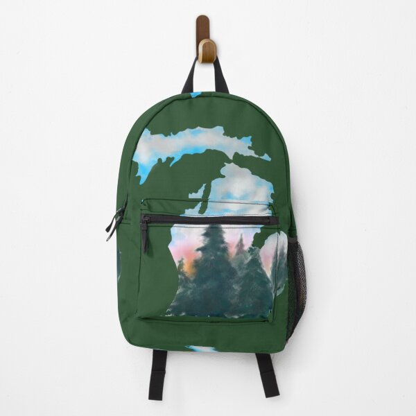 Item preview, Great Lake State | Michigan outdoor adventure | sun over pine trees designed and sold by hollycooper.