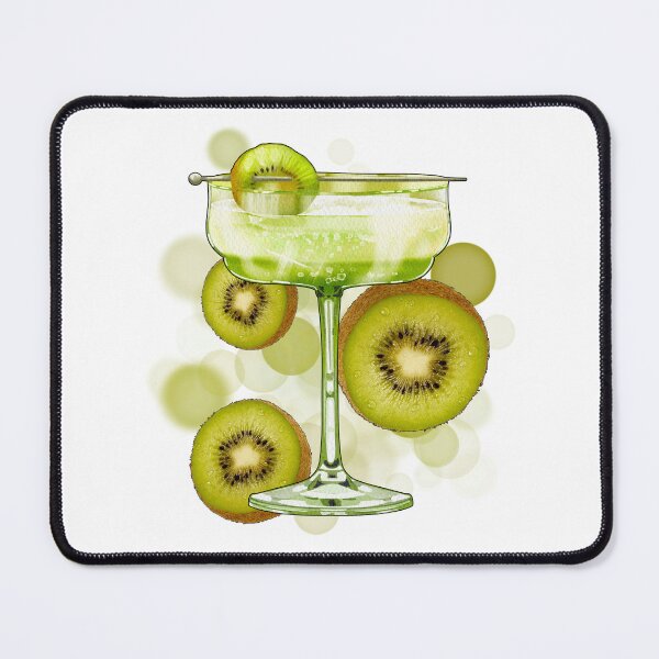 Item preview, Green Drink with Kiwi – Aesthetic Illustration designed and sold by iamKRUK.