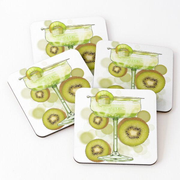 Item preview, Green Drink with Kiwi – Aesthetic Illustration designed and sold by iamKRUK.