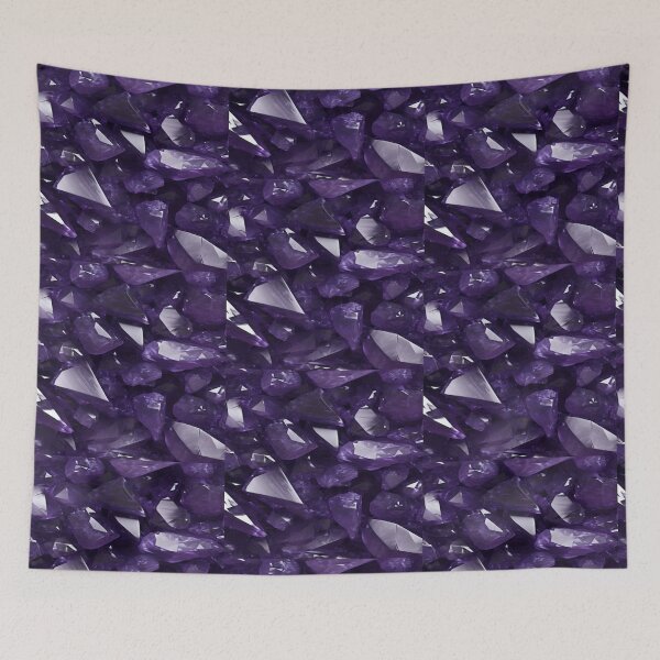Item preview, Purple aesthetic crystal background artwork  designed and sold by NivyasArtistry.