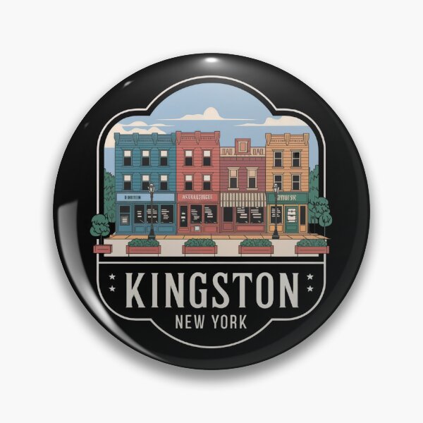 Item preview, Kingston New York NY Vintage  designed and sold by MadCatPrints.