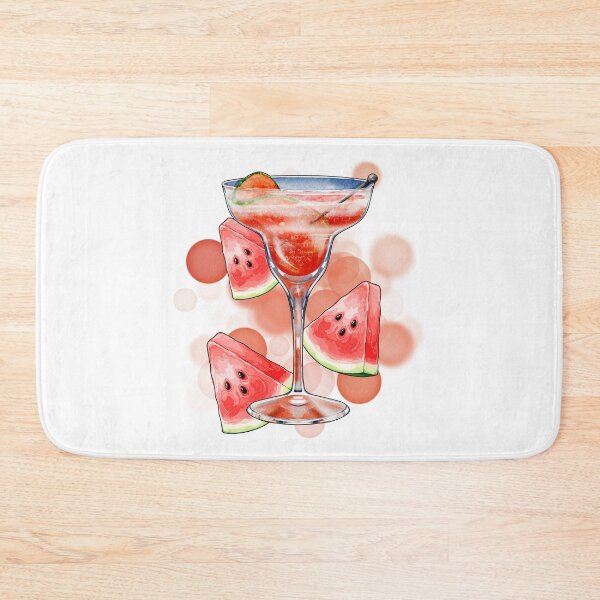 Item preview, Pink Drink with Watermelon – Aesthetic Illustration designed and sold by iamKRUK.