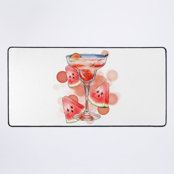 Item preview, Pink Drink with Watermelon – Aesthetic Illustration designed and sold by iamKRUK.