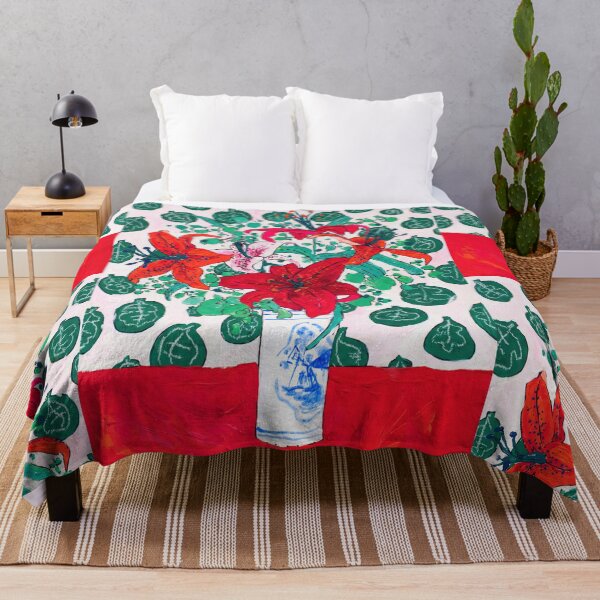 Item preview, Red Flowers by Henri Matisse: Fauvist Floral Still Life Poster designed and sold by artofuniverse.