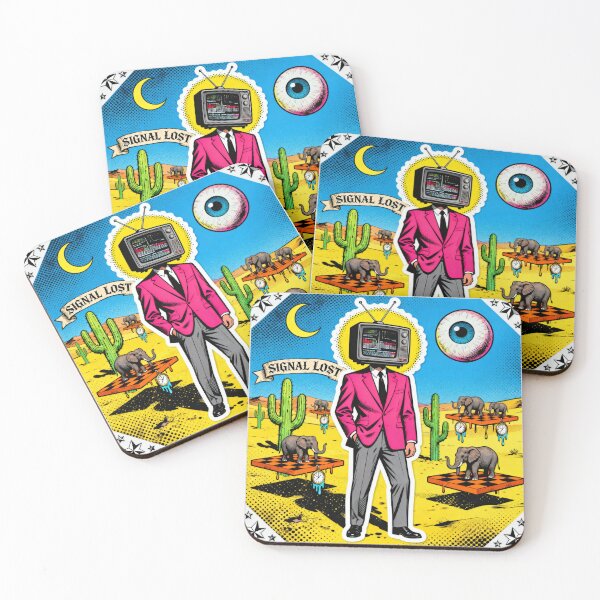 Item preview, TV Head Businessman Surreal - Absurdist Pop Art designed and sold by PictorialWhimsy.