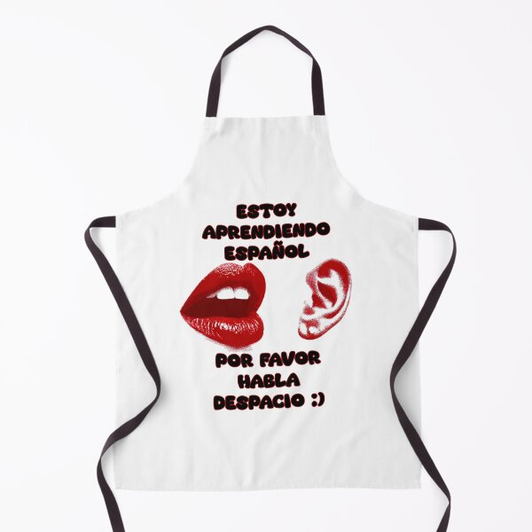 Item preview, Estoy Aprendiendo Español, Por Favor Habla Despacio – Spanish Learner Travel Design with Ear & Mouth Icons designed and sold by Ignorant-Artist.