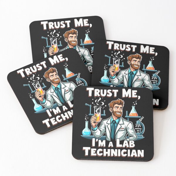Item preview, Trust Me I’m a Lab Technician – Funny Laboratory Humor Design designed and sold by CyfroweMysli.