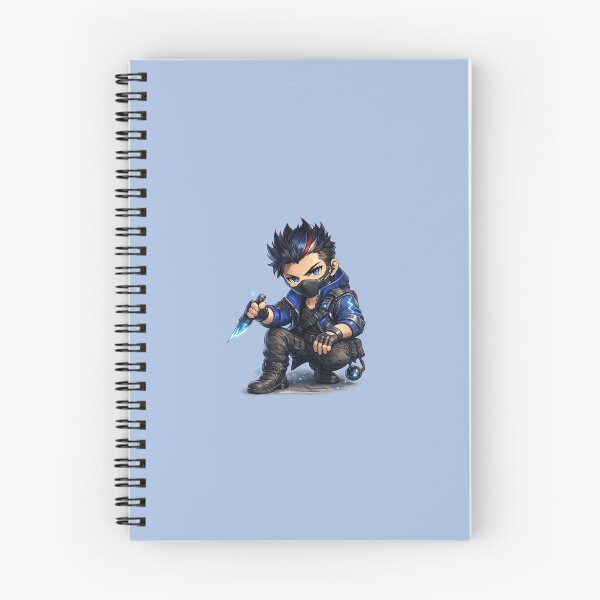 Item preview, Chibi Stealth Warrior – Glowing Kunai Shadow Assassin designed and sold by CrayVal.