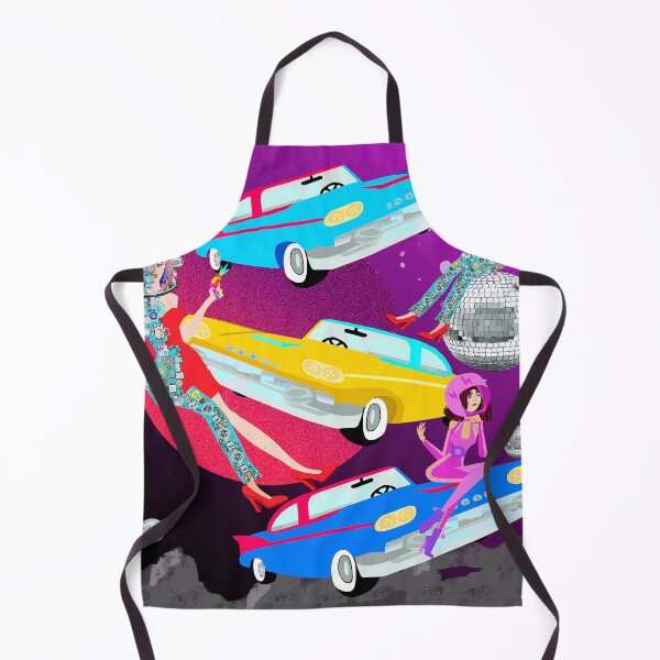 Item preview, Space Car  Disco – Retro Dodge Cars, Disco Balls & Space Girls designed and sold by MidModMagic.