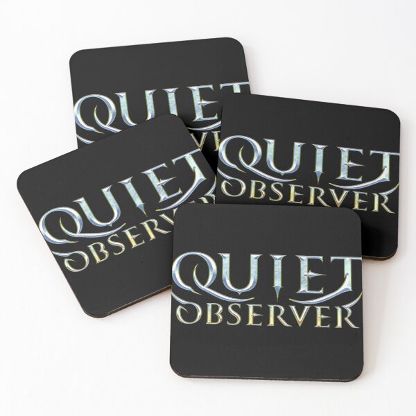 Item preview, Quiet Observer - Logo T-Shirt designed and sold by ArthurRaynaud.