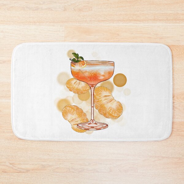 Item preview, Orange Drink with Mandarins – Aesthetic Illustration designed and sold by iamKRUK.
