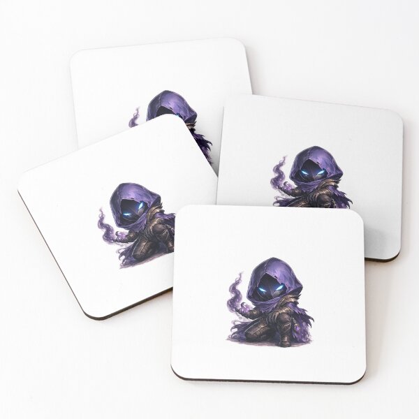 Item preview, Mysterious Hooded Chibi – Cute Dark Fantasy Character designed and sold by CrayVal.