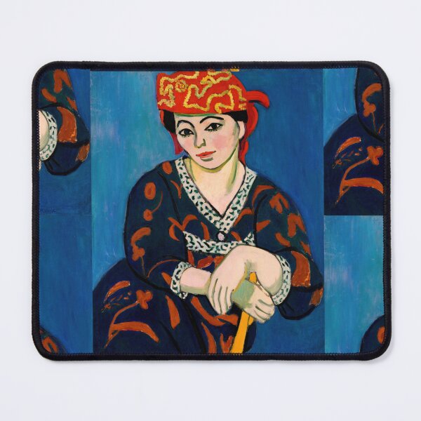 Item preview, Red Madras Headdress Le Madras Rouge by Henri Matisse: Fauvist Portrait Poster designed and sold by artofuniverse.