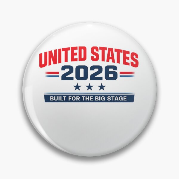 Artikelvorschau, United States 2026 Shirt – Built For The Big Stage USA Soccer Fan Tee entworfen und verkauft von ArminGreen.