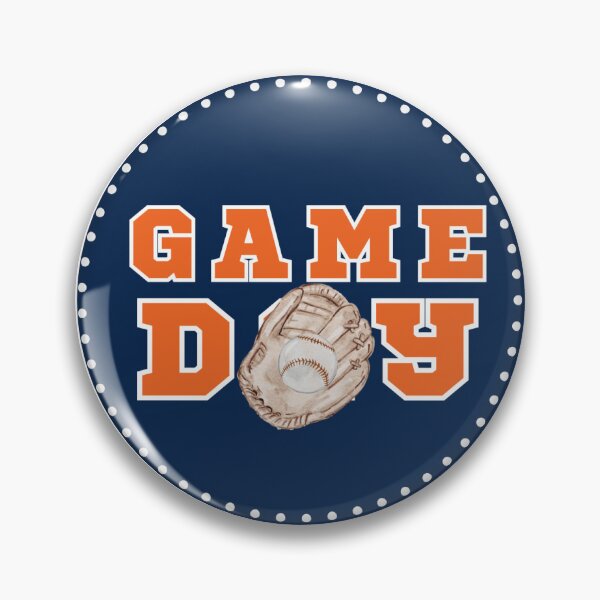 Item preview, Auburn Baseball Pin Button designed and sold by Kickoff Buttons.