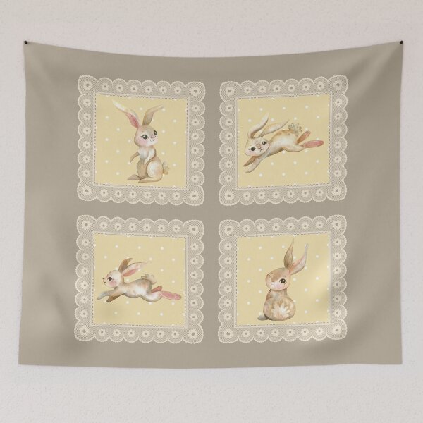 Item preview, Cute Easter Bunny Vintage Lace Rabbit  designed and sold by Forevermore.