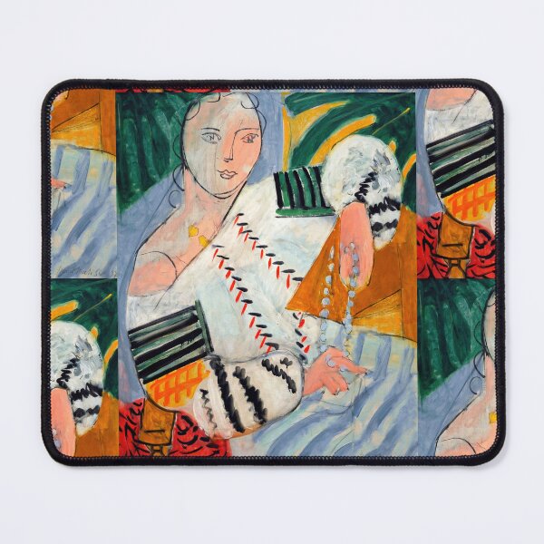 Item preview, Romanian Blouse by Henri Matisse: Fauvist Portrait Fine Art Print designed and sold by artofuniverse.