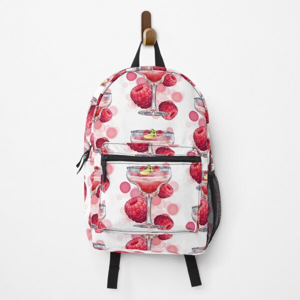 Item preview, Pink Drink with Raspberries – Aesthetic Illustration designed and sold by iamKRUK.