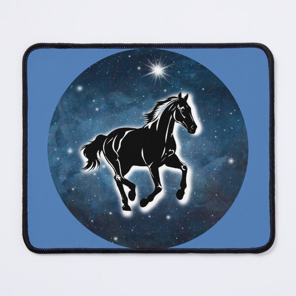 Item preview, Galloping Horse North Star Cosmic illustration designed and sold by 3DDesignSpot.