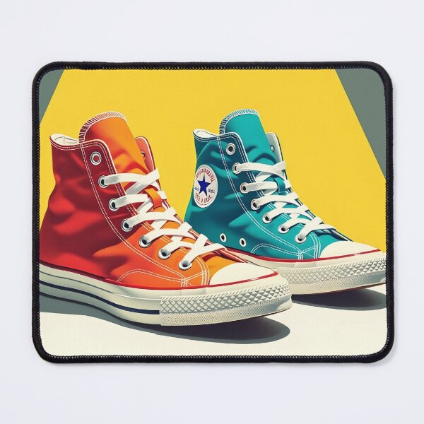 Item preview, Pop Art Sneakers – Neon High Top Gallery Print designed and sold by Kelvin Hughes Design.