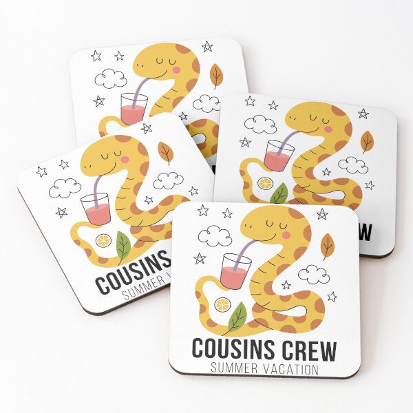 Item preview, Cousins Crew Summer Vacation Shirt – Cute Giraffe Family Matching Trip Outfit designed and sold by PixelWaveBD.