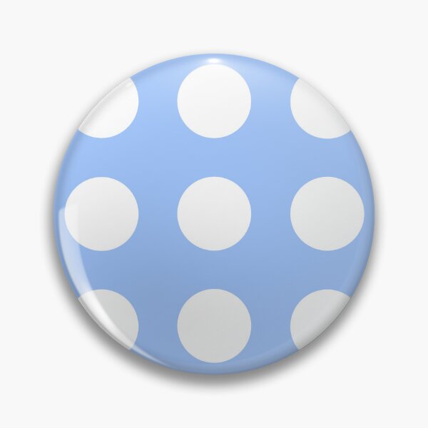 Item preview, Light baby blue and white polka dots, classic blue dot pattern designed and sold by hollycooper.