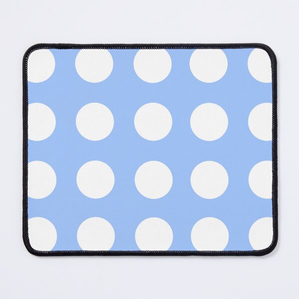 Item preview, Light baby blue and white polka dots, classic blue dot pattern designed and sold by hollycooper.