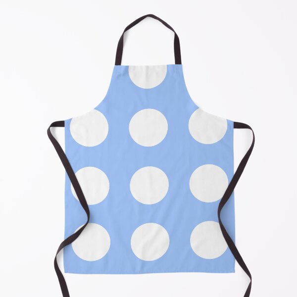 Item preview, Light baby blue and white polka dots, classic blue dot pattern designed and sold by hollycooper.