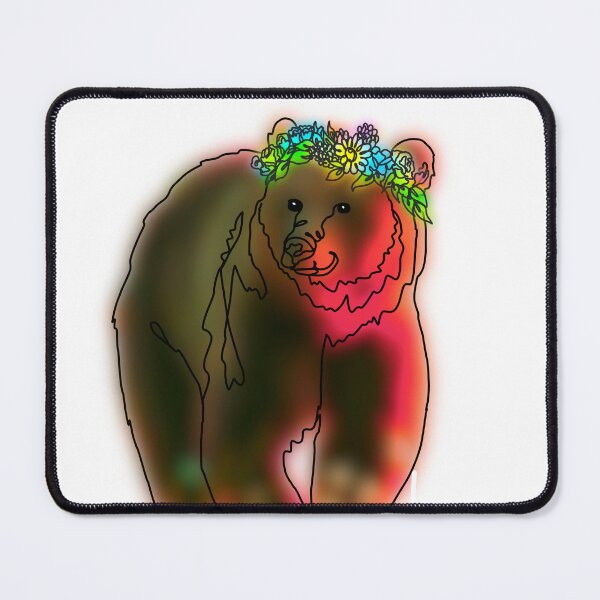 Item preview, Grizz The Bear with flower Crown - animalzinhats designed and sold by Ashley’sAnimalz.