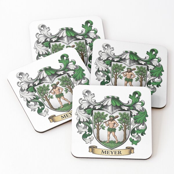 Item preview, The Meyer Family Coat of Arms designed and sold by BagTown Clans.
