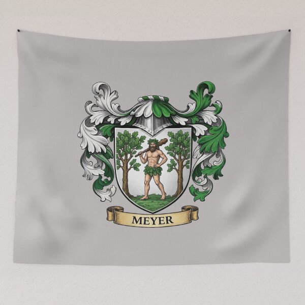 Item preview, The Meyer Family Coat of Arms designed and sold by BagTown Clans.