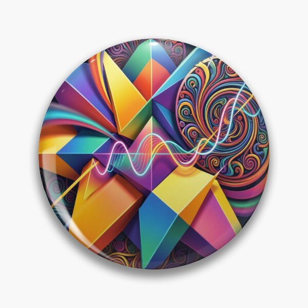 Item preview, Abstract Geometric Motion with Color Layers and Modern Expressive Energy designed and sold by FotoworldEdel.